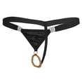 thumbnail image 3 of Prettyia Men G-String T Back con de Ropa interior Ropa de dormir Negro Colcomx Thong Underwear Men, 3 of 6