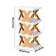 thumbnail image 3 of Organizador de zapatos de plástico - Estantería de almacenamiento de 5 niveles que ahorra espacio, ABS multicapa apilable para armario, entrada y residencia, 3 of 6