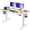 Maple, variant on Amadwell 55" Electric Height Adjustable Standing Desk, 27.6" Deep Work Table with Cable Management, Home Office Desk