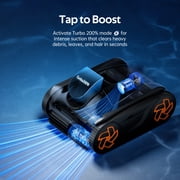 iGarden Robotic Pool Cleaner K Series, Cordless Pool Vacuum Robot for Inground & Above Ground Pools, Smart Navigation, Touchscreen, Self-Parking, Cleans Floor, Wall & Waterline, 220 Min