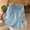001Blue, variant on Women's Cotton Linen Boho Tops 2026 Summer Elegant V Neck Tops Retro 3/4 Sleeve Embroidered Shirt Tunic Top