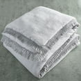 thumbnail image 6 of Better Homes & Gardens 3-Piece Gray Textured Matelassé Duvet Cover Set, King, 6 of 7