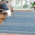 thumbnail image 2 of Haperlare Vintage Oriental Area Rugs Washable Rugs Blue Ethnic Geometric Ultra-Thin Low Pile Rugs for Living Room Nursery,10'x13' Carpet, 2 of 7