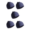 thumbnail image 2 of Yuarrent Gorro de nailon suave y cómodo, para nadar y deportes acuáticos, gorro de natación elástico, gorro de piscina, azul marino Type2 NO2, 2 of 6