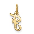 thumbnail image 3 of 10k Small Script Initial F Charm, 3 of 4