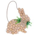thumbnail image 2 of Letrero colgante de conejito de Pascua, letrero colgante de conejito de Pascua, decoración colgante de puerta de Pascua, características de vanguardia, 2 of 12