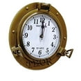 thumbnail image 3 of Nautical Antique Porthole Wall Clock Quartz Movement Coastal Home Decor 12", 3 of 3