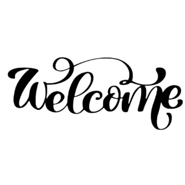Tnarru Welcome Words Sign Gift Metal Figurine for Front Door Housewarming Farmhouse