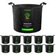 thumbnail image 1 of Grow Bags VIVOSUN, paquete de 10 unidades, 37,85 L, tela reforzada para macetas, 1 of 7