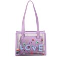 thumbnail image 2 of Bolso de hombro de dibujos animados transparente para mujer retro Mini monedero Bolsos compuestos (púrpura) Tmvgtek Para estrenar, 2 of 9