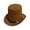 Coffee, variant on High Top Hat Magician High Hat British Black Jazz Topper Hat Male And Female Court Gentleman Flat Felt Hat for Performances Role Play Christmas