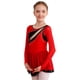 thumbnail image 5 of Niños Niñas Glitter Rhinestone empalme malla Ballet Tutu falda leotardo gimnasia rítmica patinaje artístico traje de baile lírico, 5 of 5