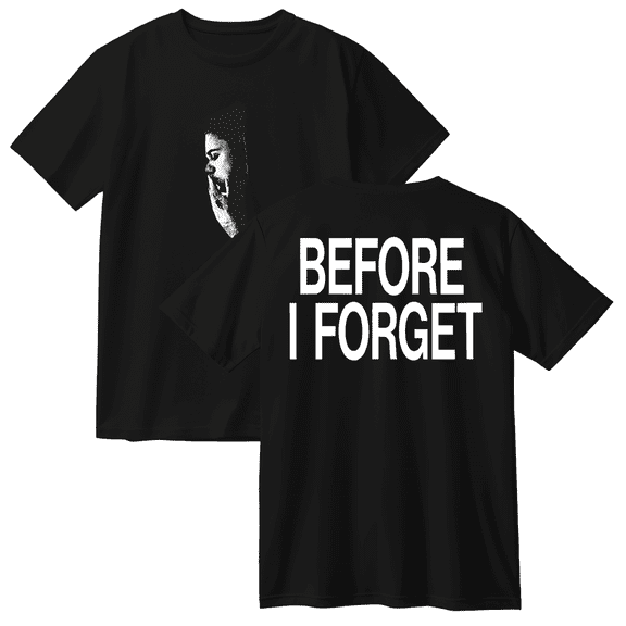 The Kid LAROI Merch Before I Forget Cotton Tee Women Men Short Sleeve Round Neck Casual Streetwear T-shirt