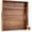 22" Square Tray - Acacia, variant on Extra Large Square Wood Tray, Generously 22" Acacia Serving Trays for Large Ottoman Coffee Table, Giant Square Shape Sofa Tray with Handles, Kitchen Organizer Storage Trays Huge Counter Serveware