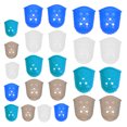 thumbnail image 4 of MasteelfCA 24pcs Rubber Finger Tips Multi Sizes Finger Guard Finger Grips Rubber Finger Covers, 4 of 9