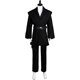 thumbnail image 4 of Traje de túnica Túnica con capucha para hombre Conjunto completo Traje de cosplay de Halloween Conjunto de capa (Negro, M) JAMW Sencillez, 4 of 5
