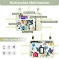 thumbnail image 6 of MoKo Walker Bag with Cup Holder, Walker Basket Organizers for Rolling Folding Walker Accessories, Beige & Butterfly, 6 of 7