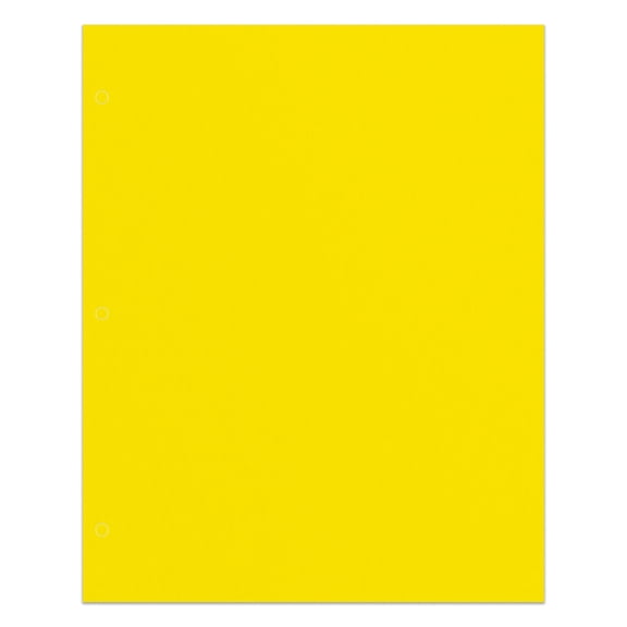 Office Depot® Brand School-Grade 2-Pocket Paper Folder, Letter Size, Yellow