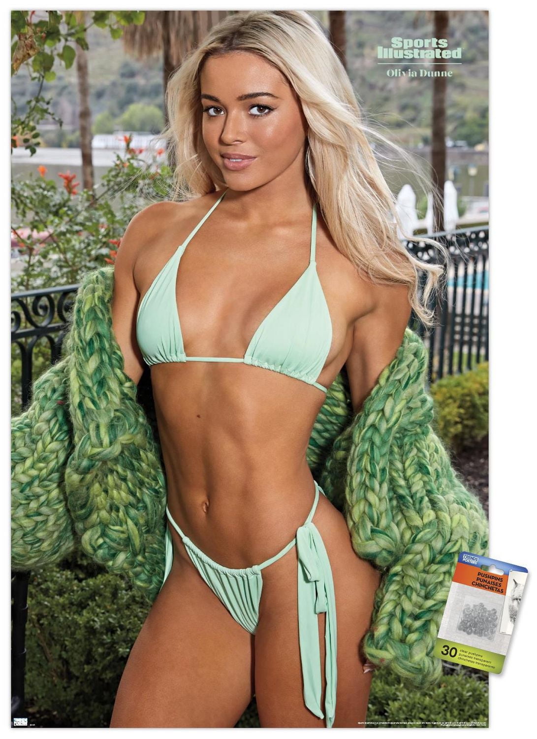 Sports Illustrated: Swimsuit Edition - Olivia Dunne 24 Wall Poster, 14.725" x 22.375"
