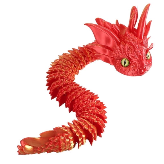 1pc 3D Printed Creative DIY Dragon Cute & Adorable Decorative Items For Home Accessories Gift Living Room Decoration