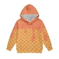 thumbnail image 6 of WOYY Toddler Girls Outfits Ice Cream Print Hoodie Sweatshirt Joggers Set, Sizes 2-3T, 6 of 7