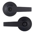 thumbnail image 2 of Palanca de puerta BRINKS, comercial, ligera, negra mate, con llave, 2 of 7