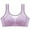 Purple, variant on Bigersell Plus Size Bras for Women Full-Coverage Wireless Bras Ladies Push up Padded Bras No Underwire Comfortable Mesh V Neck Padded Bra Hook and Eye Bra Closure Everyday Wire-Free Bras Pink L