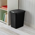 thumbnail image 3 of Sterilite 7.5 Gallon TouchTop Wastebasket with Titanium Latch, (12 Pack), 3 of 9