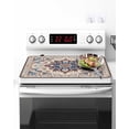 thumbnail image 2 of Stove Top Covers for Electric Stove, Boho Tribe Kitchen Glass Ceramic Electric Cooktop Covers 36"x21", Southwest Aztec Colorful Abstract Pattern HeatResistant Oven/Countertop/Dishwasher Protector, 2 of 3