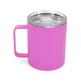 thumbnail image 6 of Makerflo 12 oz Powder Coated Camper Mug, Ideal for DIY Crafts- Laser Engraving (Pink – Pack of 25), 6 of 9