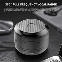 LACKUST Portable Bluetooth 5.0 Speaker, Outdoor Wireless Speaker, Ultra-Long Play-time 15 Hours, Suitable For Home, Pool, Beach, Boating, Hiking, Camping,Black