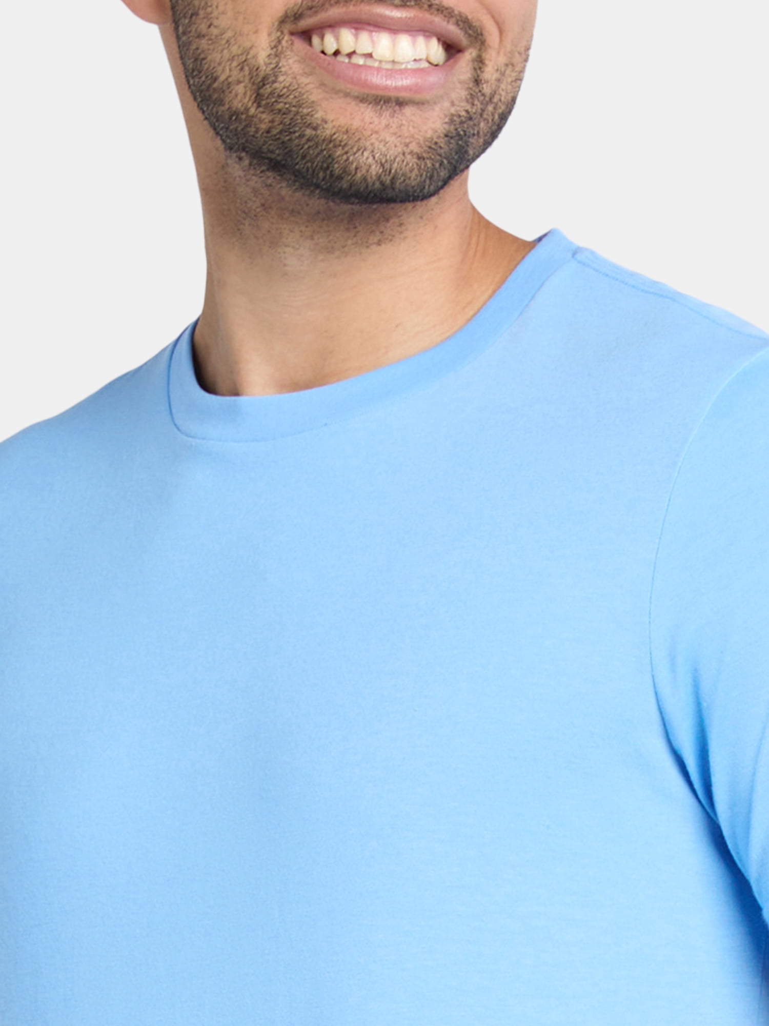 George Men's and Big Men's Classic Fit Crewneck Tee with Short Sleeves, Sizes XS-3XL