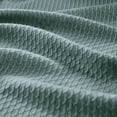 thumbnail image 2 of King Cotton Thermal Blanket, Breathable Bed Blanket, All Season Cotton Blanket, Teal, 2 of 5