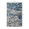 thumbnail image 2 of 5â€™ x 8â€™ Blue and Gray Abstract Earth Area Rug, 2 of 9