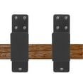 thumbnail image 3 of Mobutofu 2pcs Door Bracket U Bracket Steel Enhance Door Security Basement Door, 3 of 5
