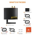 thumbnail image 2 of 1Mii HiFi Bluetooth 5.3 Music Receiver for Home Stereo with LDAC, Bluetooth Audio Adapter with Audiophile DAC aptX HD, RCA Optical Output for AV Recei, 2 of 7