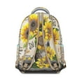 thumbnail image 4 of Yellow Sunflower Students Backpack Lightweight and Durable School Bag with Rustic Farmhouse and Boho Floral Design, 4 of 6