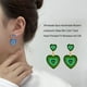 thumbnail image 4 of Qarigey Pendientes de goteo de gota de amor a juego, joyería de moda, pendiente pequeño de aleación con personalidad romántica, fiesta de Ropa, zapatos y accesorios Miscelánea Oro Verde Qarigey AP015241-03, 4 of 6