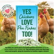 Small Pet Select- Pea Flakes, 8oz,green