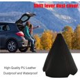 thumbnail image 5 of Cubierta universal para maletero de cambio y cubierta antipolvo para perilla de cambio para vehículos automáticos y manuales TUNC Línea roja negra 23 * 26 cm, 5 of 5