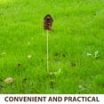 thumbnail image 3 of WHAMVOX Wooden Bird House Garden Decoration with Stake for Flower Arrangement Multi .75 Inches, 3 of 8