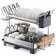 thumbnail image 1 of SONGMICS Escurreplatos de Acero Inoxidable, Escurridor de Platos, con Portavasos, para Cocina, 32.5 x 58 x 39.6 cm, Plata y Negro, 1 of 5