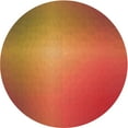 thumbnail image 1 of Ahgly Company Machine Washable Indoor Square Transitional Orange Area Rugs, 3' Square, 1 of 7