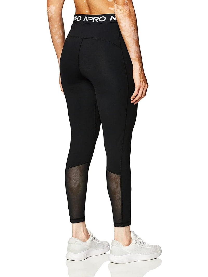 Nike Women's Pro Leggings, Dri-Fit High-Rise 7/8 Crop, Compression