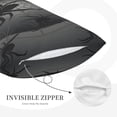 thumbnail image 5 of Fotbe Black Spiders Pillow Cases - Envelope Closure - Luxury, Extra Soft, Cooling Pillow Covers - Wrinkle, Fade, Stain Resistant-20"x30", 5 of 8