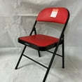 thumbnail image 4 of POWERWILL chairs Sturdy and Comfortable Folding Chairs with Stainless Steel and Leather Cushions, 4 of 7