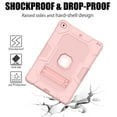 thumbnail image 4 of Dteck Case for Apple iPad 8th Generation 10.2-inch 2020 Released,Shockproof Kickstand Armor 3-Layer Protection Rubber Hybrid iPad 7th Gen 10.2" 2019 Case without Screen Protector Cover,Rosegold, 4 of 6