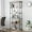 Gray, variant on Twister.CK 6 Tier Industrial Bookcase with Metal Frame, Rustic Standing Bookshelves Display Rack for Bedroom, Living Room and Home Office, Brown