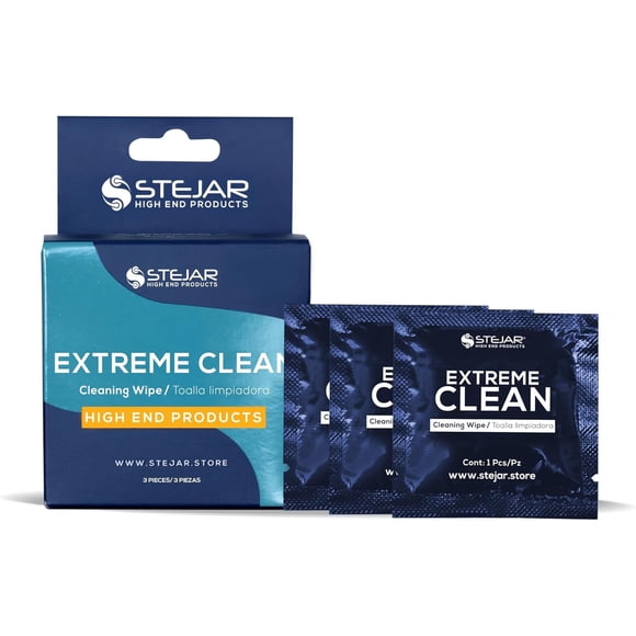 CAJA TOALLAS HUMEDA EXTREME CLEAN 10 PIEZAS DE ALCOHOL ISPROPÍLICO PARA LIMPIEZA DE PASTA TERMICA