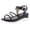 Black, variant on Vedolay Casual Sandals Sandals Women Dressy Summer Flat Arch Support Wide Width Orthopedic Slide Shoes,White 7.5